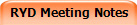 RYD Meeting Notes