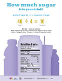 Calculations Key Drink Label Cards