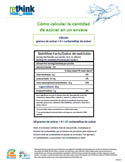 Rethink Your Drink Calculating How Much Sugar Is In a Container (Spanish)