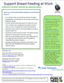 Toolkit :: Support Breast Feeding at Work: A Strategy to Support Employee & Community Health