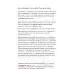 Policy Readiness Assessment
