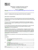 HFBPE :: Section 6 :: Department of Health and Human Services Policies, Procedures and Protocols