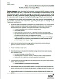Asian Americans for Community Involvement Healthy Food and Beverages Policy