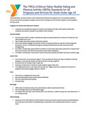 The YMCA of Silicon Valley Healthy Eating and Physical Activity (HEPA) Standards for All Programs and Services for Youth Under Age 18