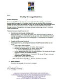Community Health Partnership of Santa Clara Beverage Guidelines